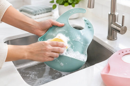 How to Clean Silicone Baby Bibs Without the Fuss
