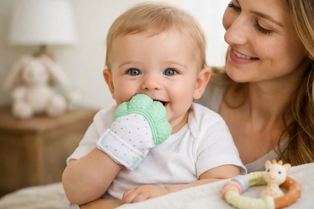 Baby Teething Glove Review for Busy Parents