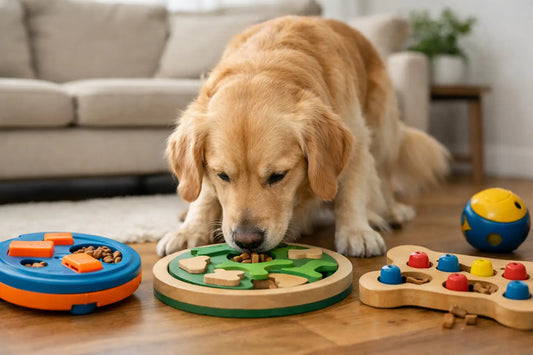 How to Use Dog Treat Puzzle Toys at Home